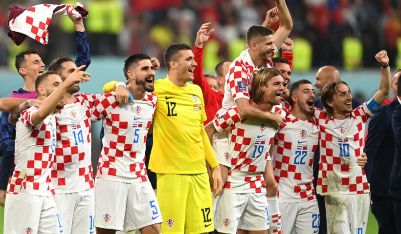 jogadores croatas vencem marrocos e ocupam 3º lugar na copa do mundo do catar 2022